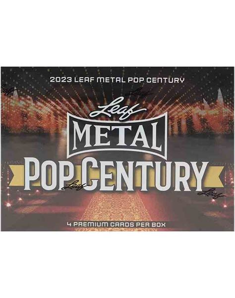 leaf metal pop century hobby box|leaf metal pop century 2023 checklist.